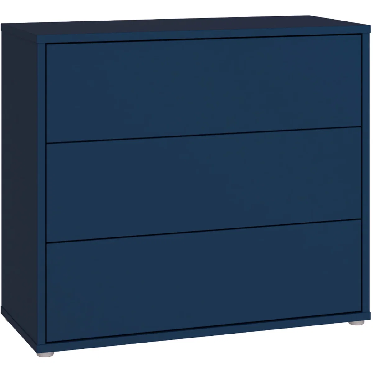 Alice Springs 3 Drawer Chest with Push-Open Drawers in Butter Yellow - Butter Yellow – image 43