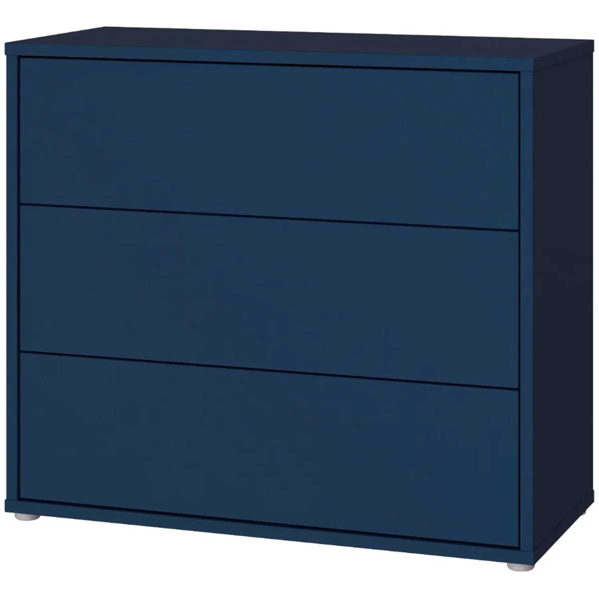 Alice Springs 3 Drawer Chest with Push-Open Drawers in Butter Yellow - Butter Yellow – image 45