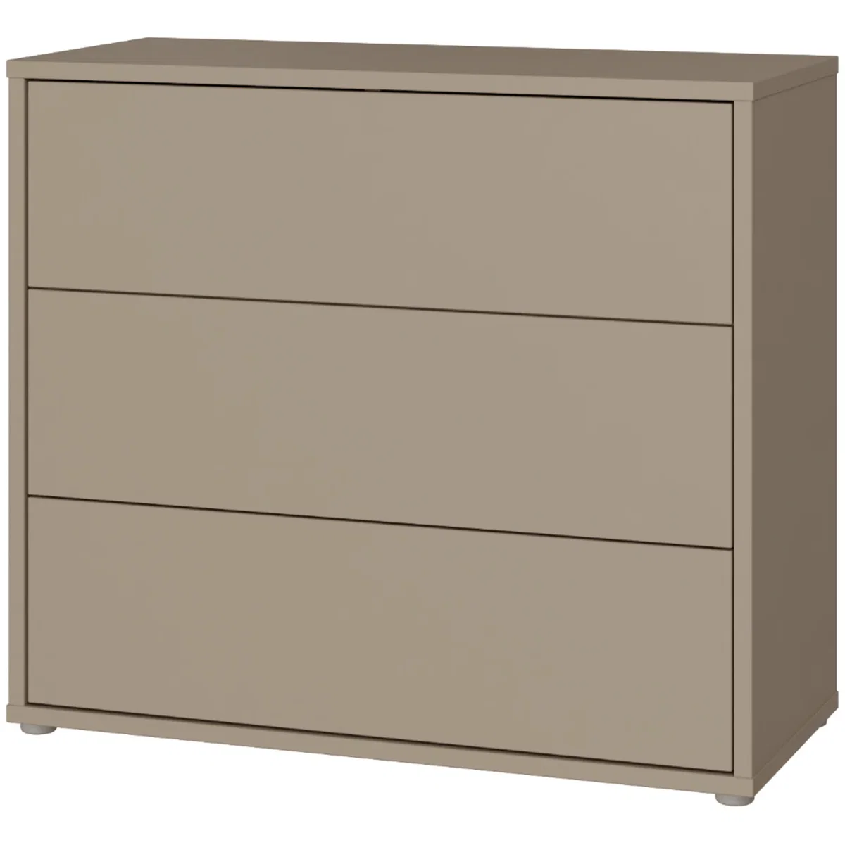 Alice Springs 3 Drawer Chest with Push-Open Drawers in Butter Yellow - Butter Yellow – image 9