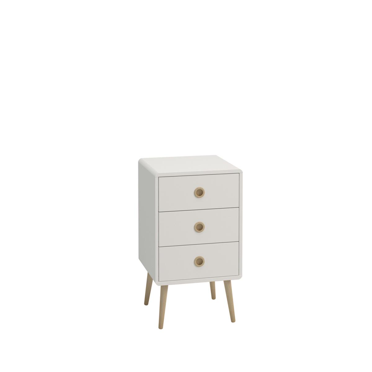 Steens Softline Three Drawer Chest - White – image 5