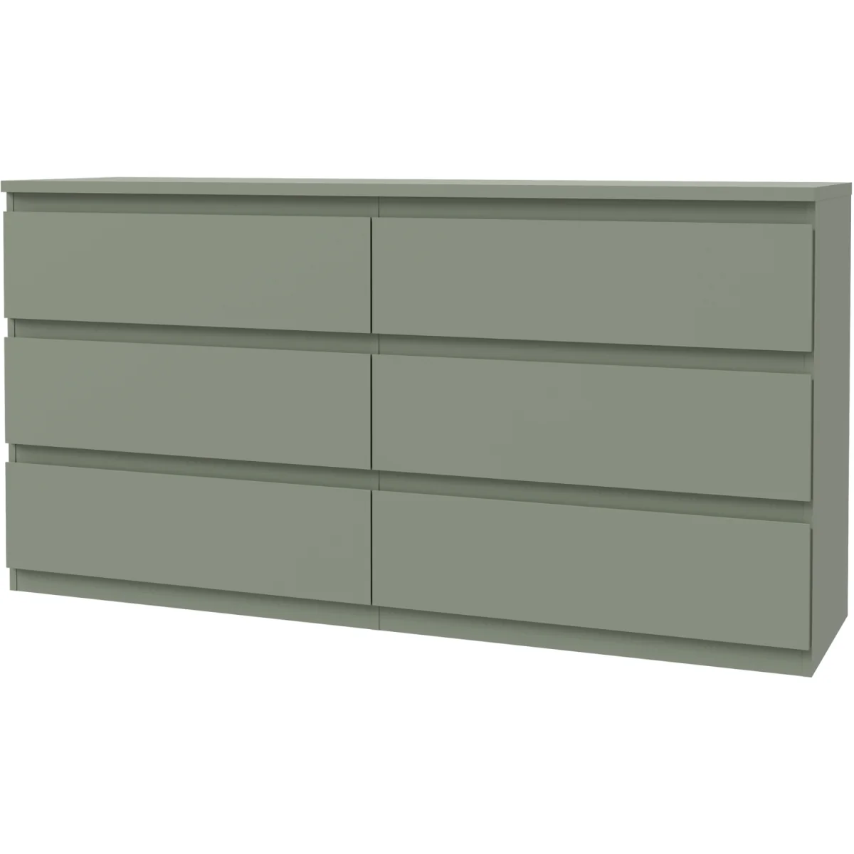 Edmore 6 Drawer Wide Chest - Sage Green – image 25