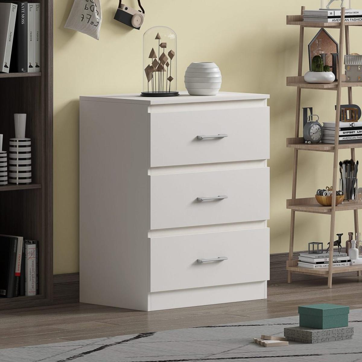 Chest Of Drawers With T-Bar Handles - Grey – image 2