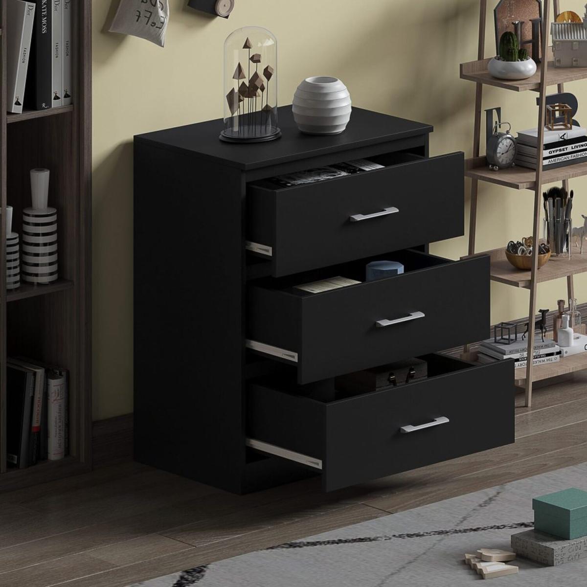 Chest Of Drawers With T-Bar Handles - Grey – image 6