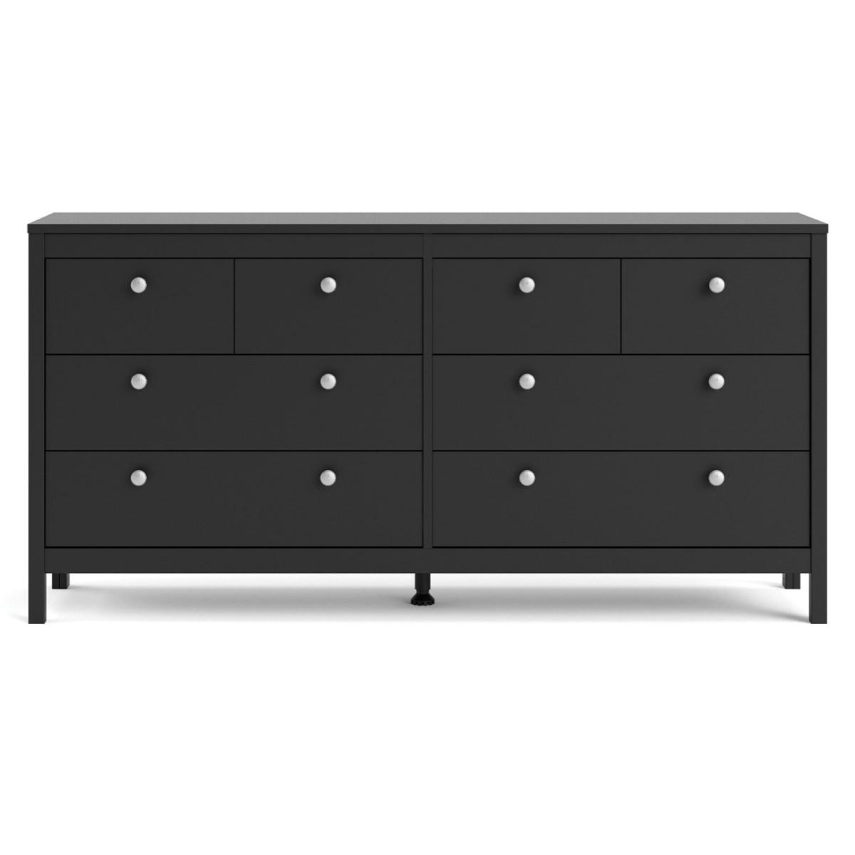 Madrid 8-Drawer Double Dresser - Black – image 3