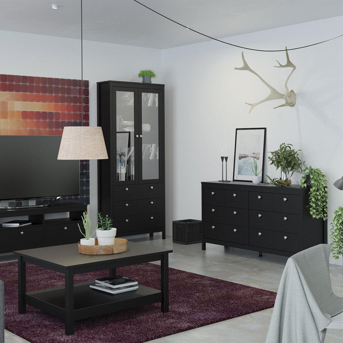 Madrid 8-Drawer Double Dresser - Black – image 7