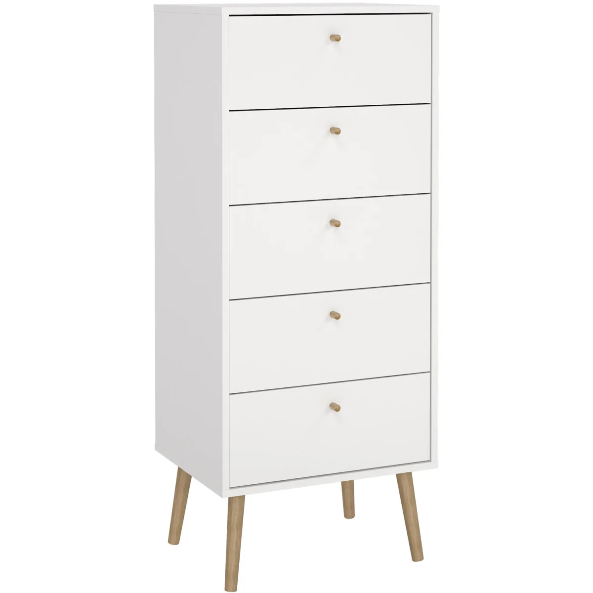 Cumbria Chest 5 Drawers - White – image 3