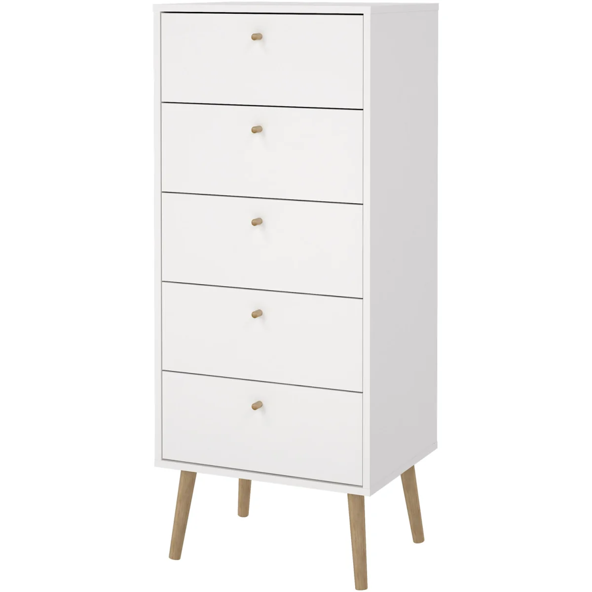 Cumbria Chest 5 Drawers - White – image 5