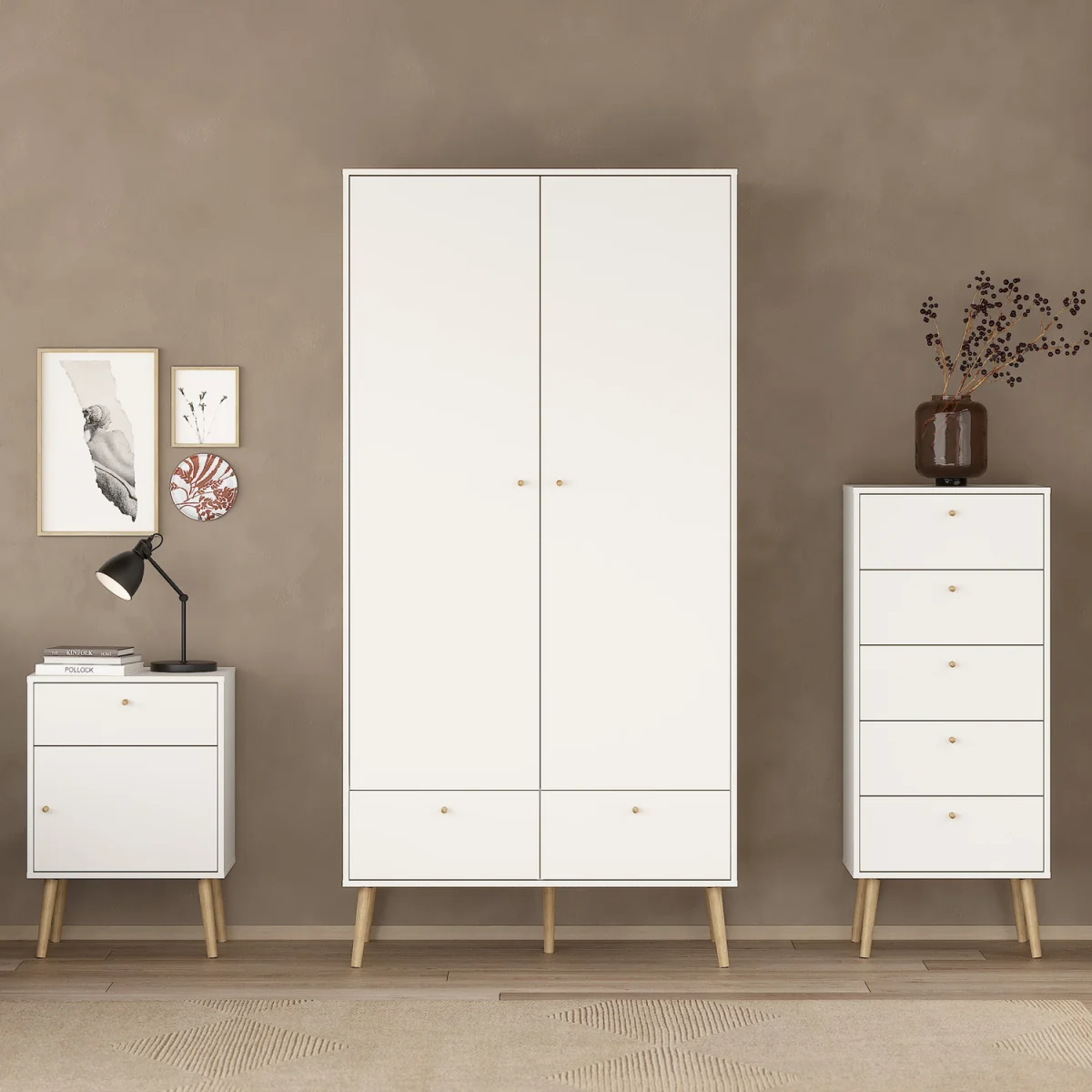 Cumbria Chest 5 Drawers - White – image 6