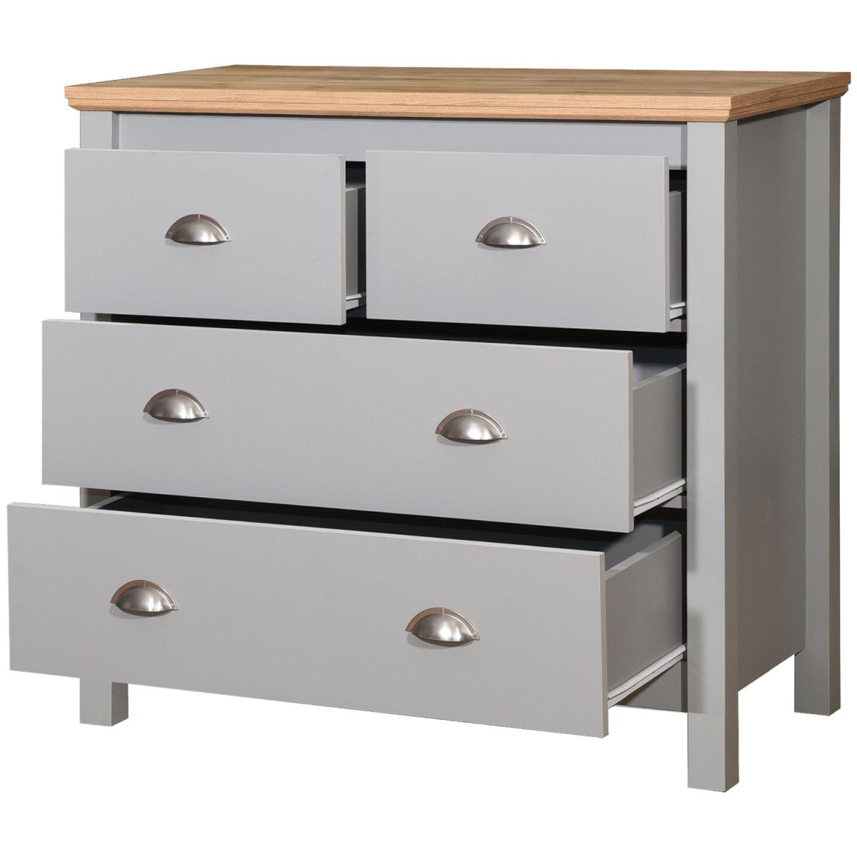 Eaton 4 Drawer Chest - Grey – image 4