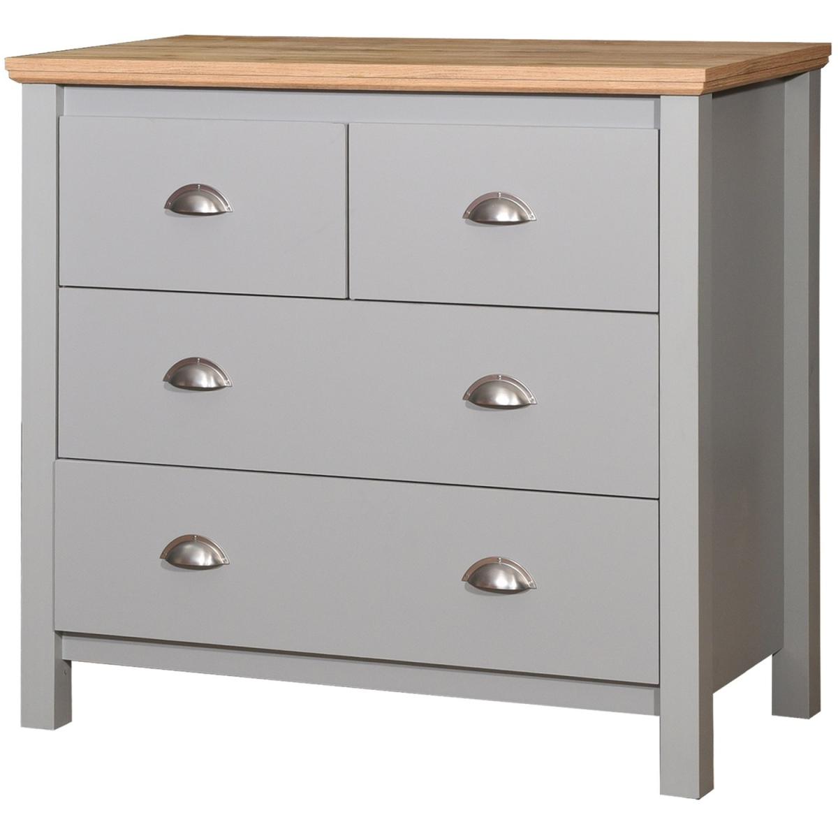 Eaton 4 Drawer Chest - Grey – image 6
