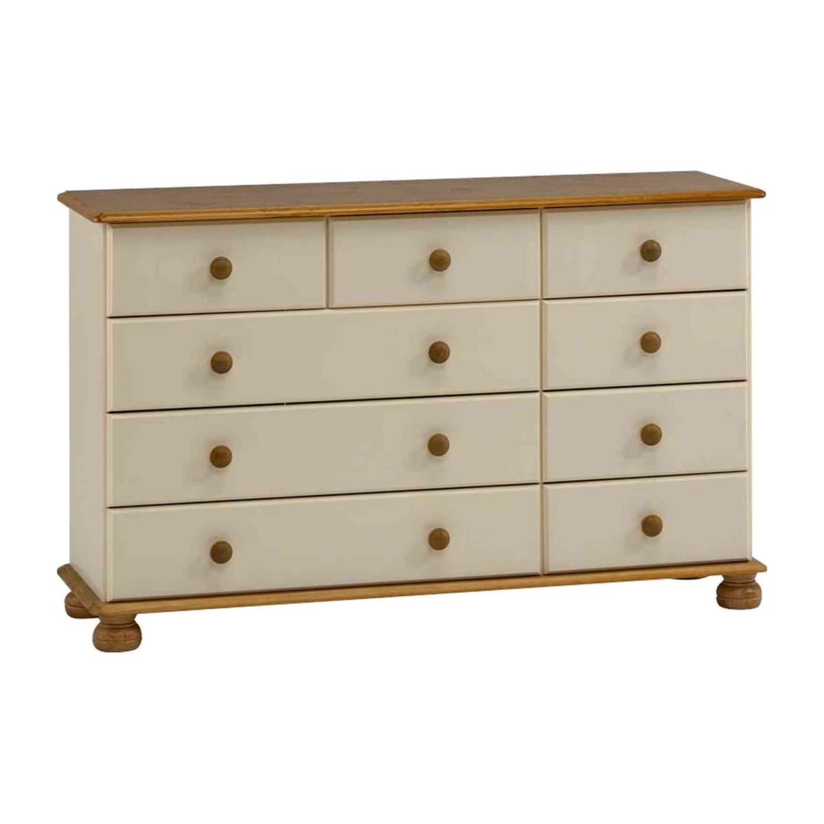 Richmond 2+3+4 Drawer Chest - Cream - Cream and Pine – image 1