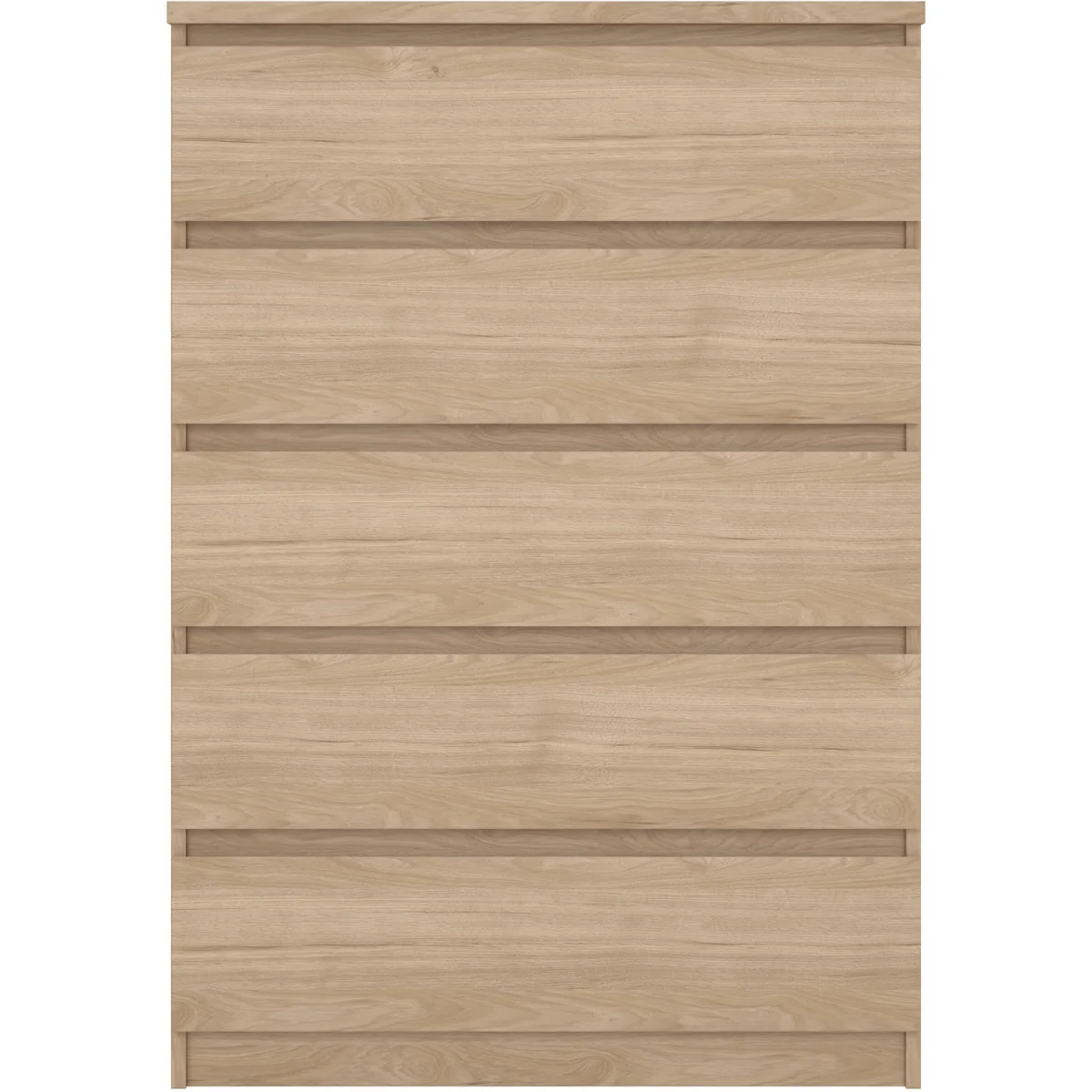 Naia Chest of 5 Drawers in White High Gloss - Oak – image 15