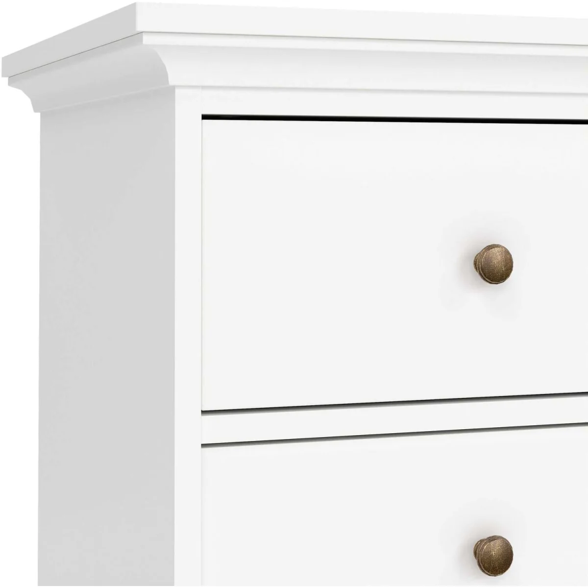 Wyld Haus Osaka Farmhouse 4-Drawer White Gloss Wooden Chest - White – image 6
