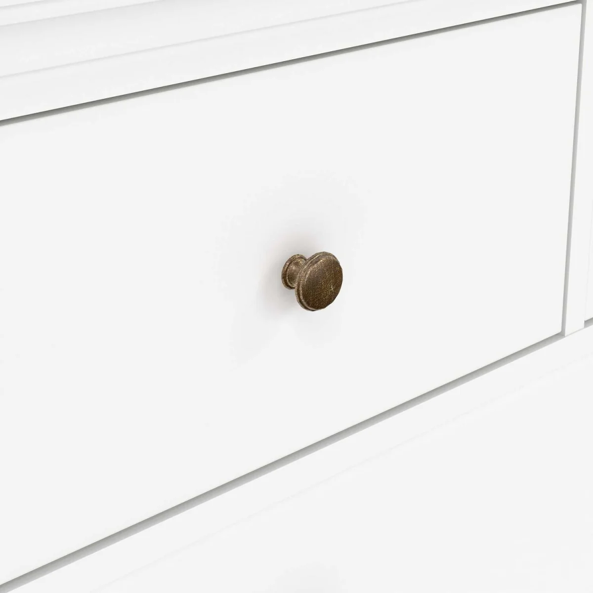 Wyld Haus Osaka Farmhouse 4-Drawer White Gloss Wooden Chest - White – image 7