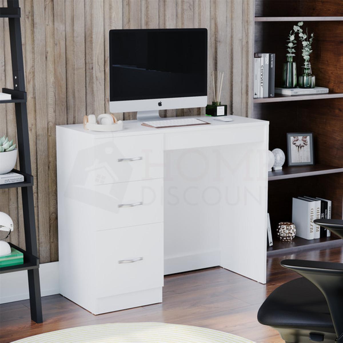 Rhiana White Chest of Drawers Modern Bedroom Furniture - White / 93cm / 25kg