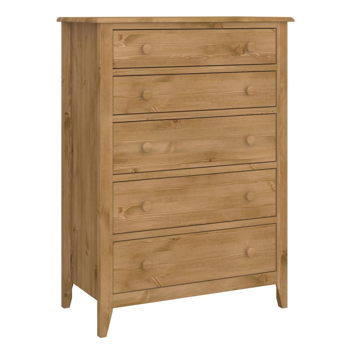 Heston 5-Drawer Chest - Pine – image 2