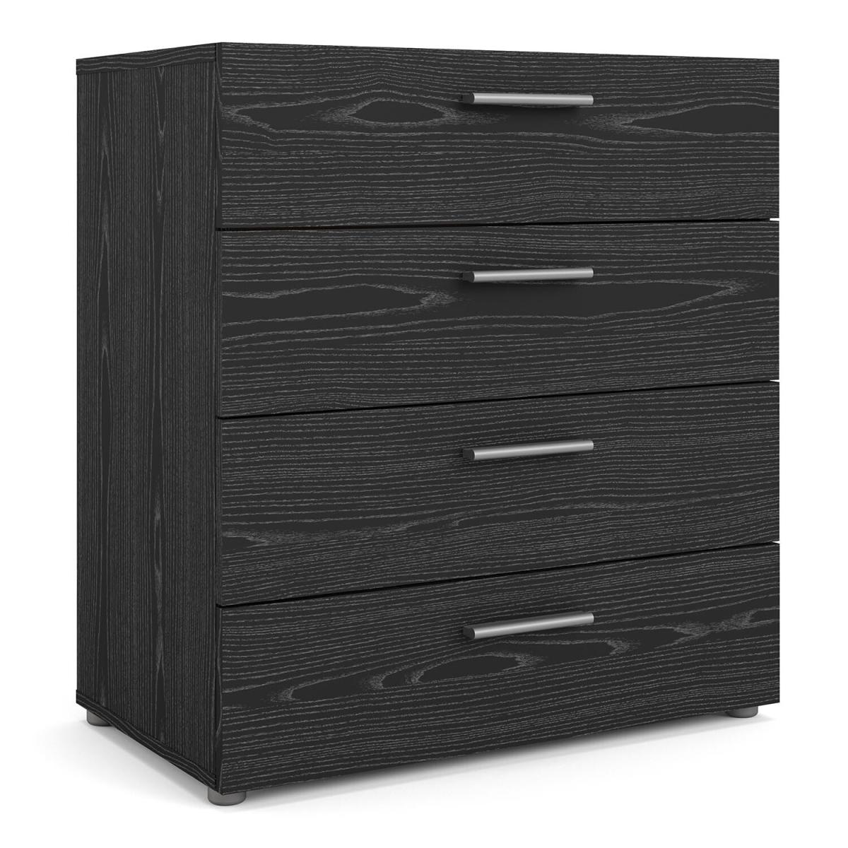 Pepe Chest of Four Drawers - Wooden Black – image 2