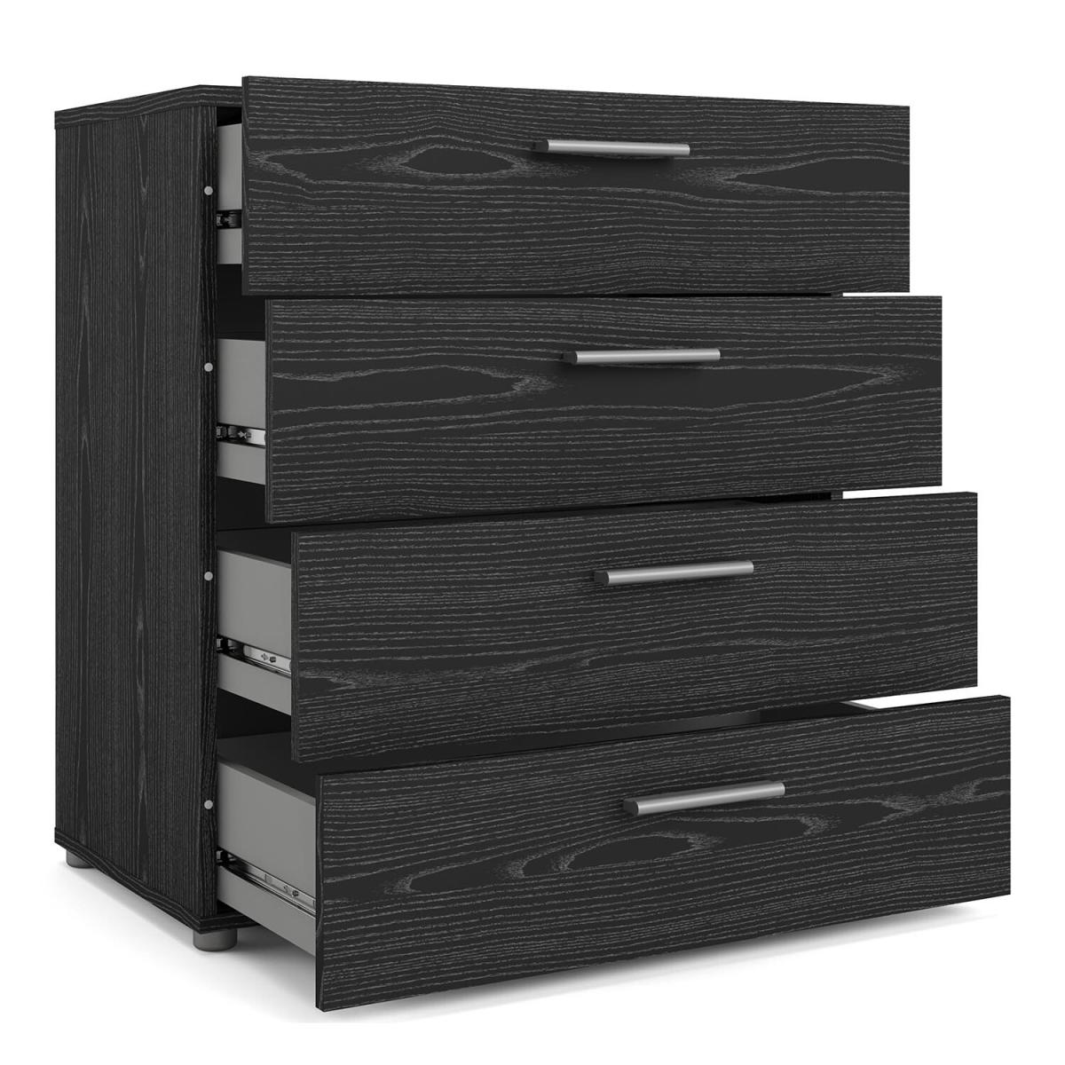 Pepe Chest of Four Drawers - Wooden Black – image 5
