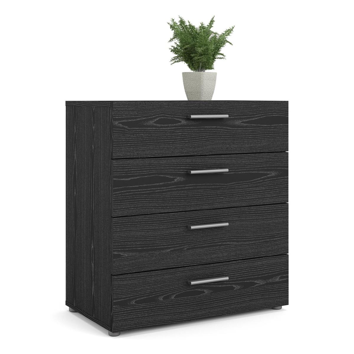 Pepe Chest of Four Drawers - Wooden Black – image 6