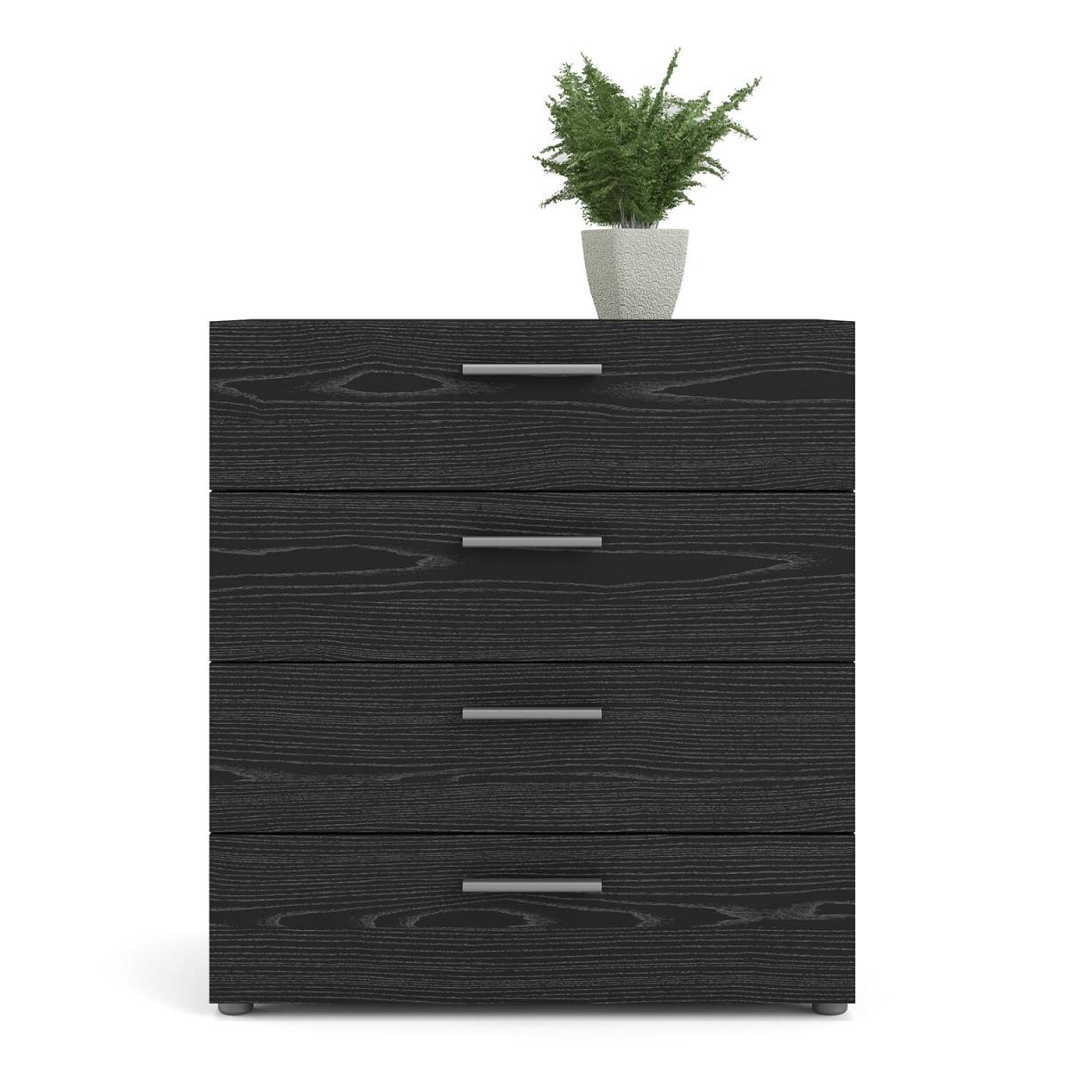 Pepe Chest of Four Drawers - Wooden Black – image 7