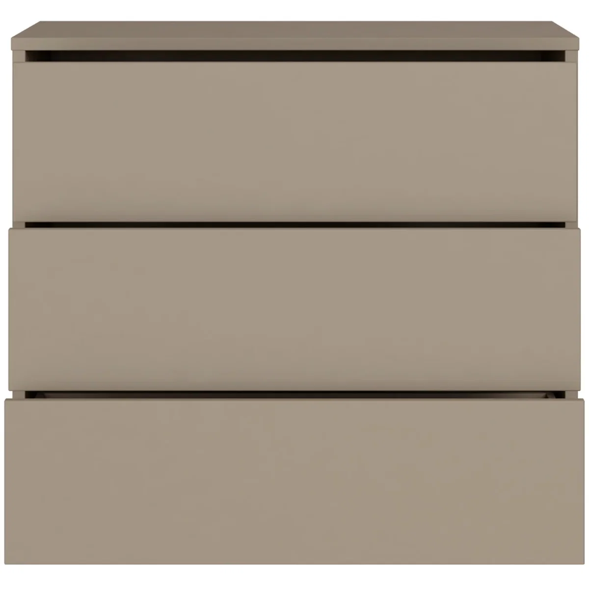 Alice Springs 3 Drawer Chest with Push-Open Drawers in Butter Yellow - Night Blue and White – image 13