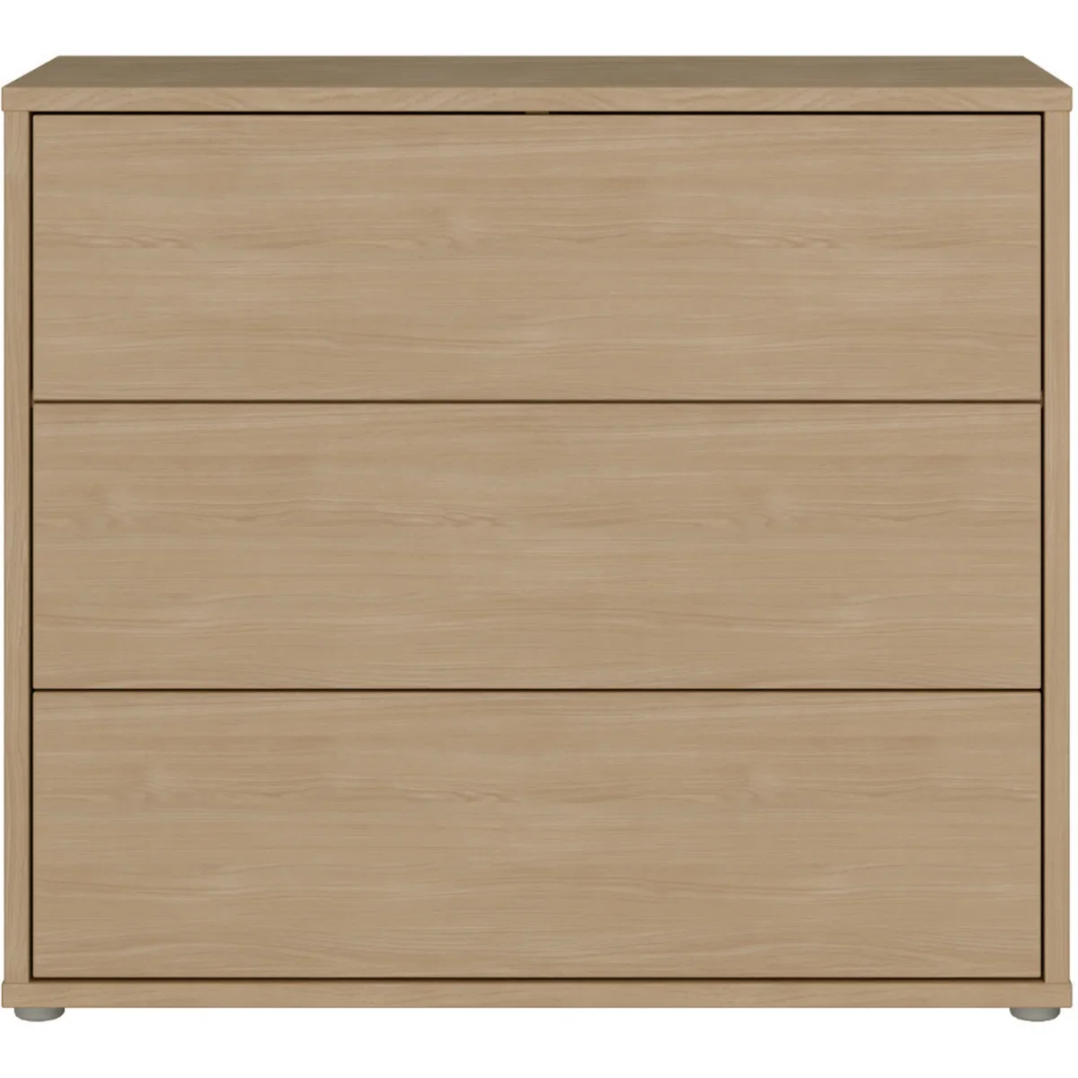 Alice Springs 3 Drawer Chest with Push-Open Drawers in Butter Yellow - Night Blue and White – image 23
