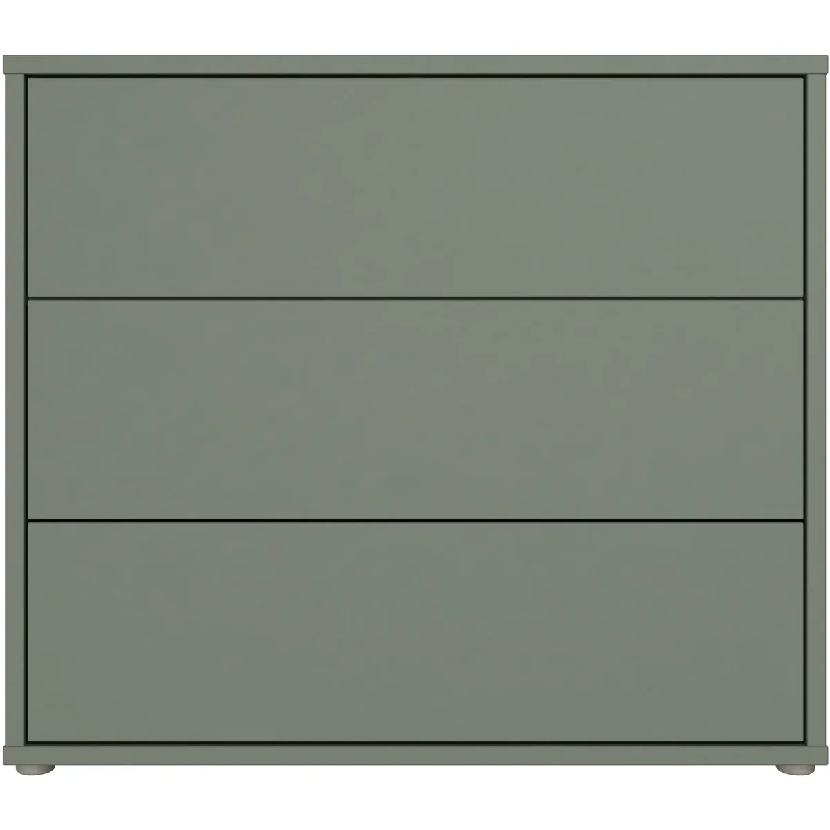 Alice Springs 3 Drawer Chest with Push-Open Drawers in Butter Yellow - Night Blue and White – image 38