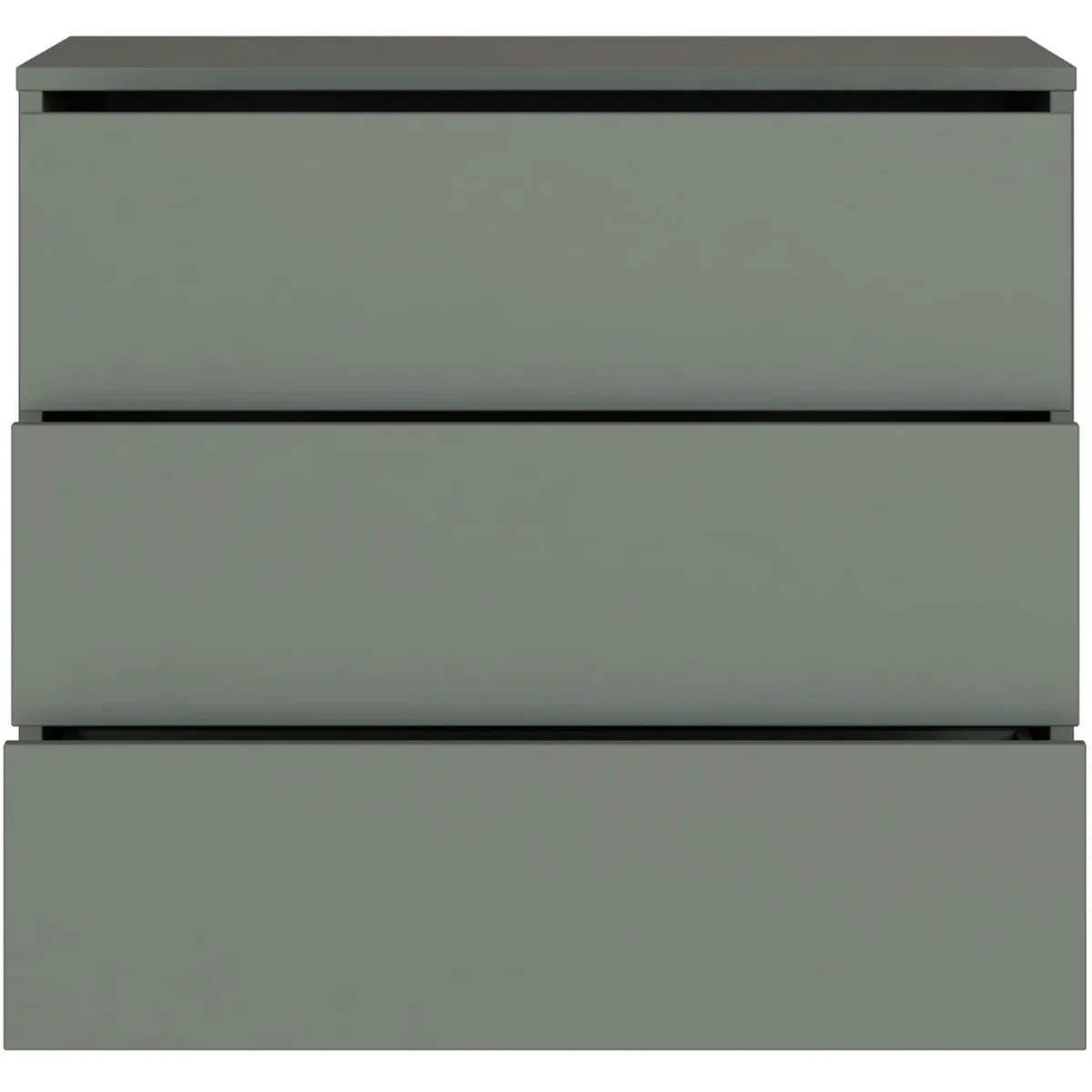 Alice Springs 3 Drawer Chest with Push-Open Drawers in Butter Yellow - Night Blue and White – image 41