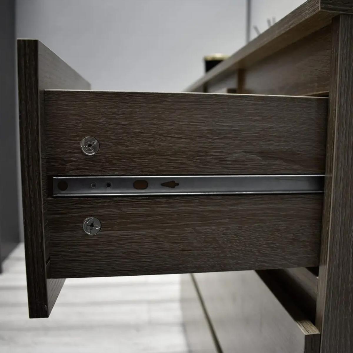 Rustic Oak 7 Drawer Merchant Chest Of Drawers - Rustic Oak – image 3