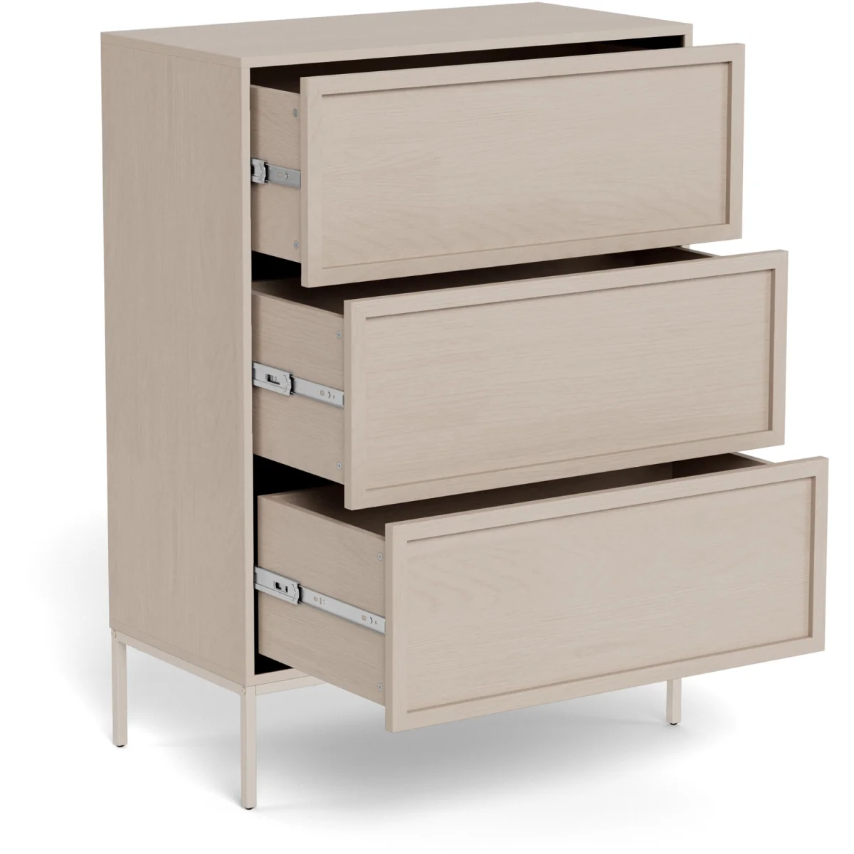 Palmdale 3 Drawer Chest in Grey - Grey – image 8