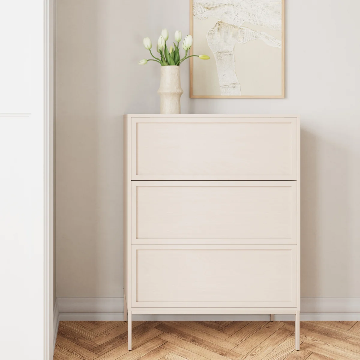 Palmdale 3 Drawer Chest in Grey - Grey – image 9