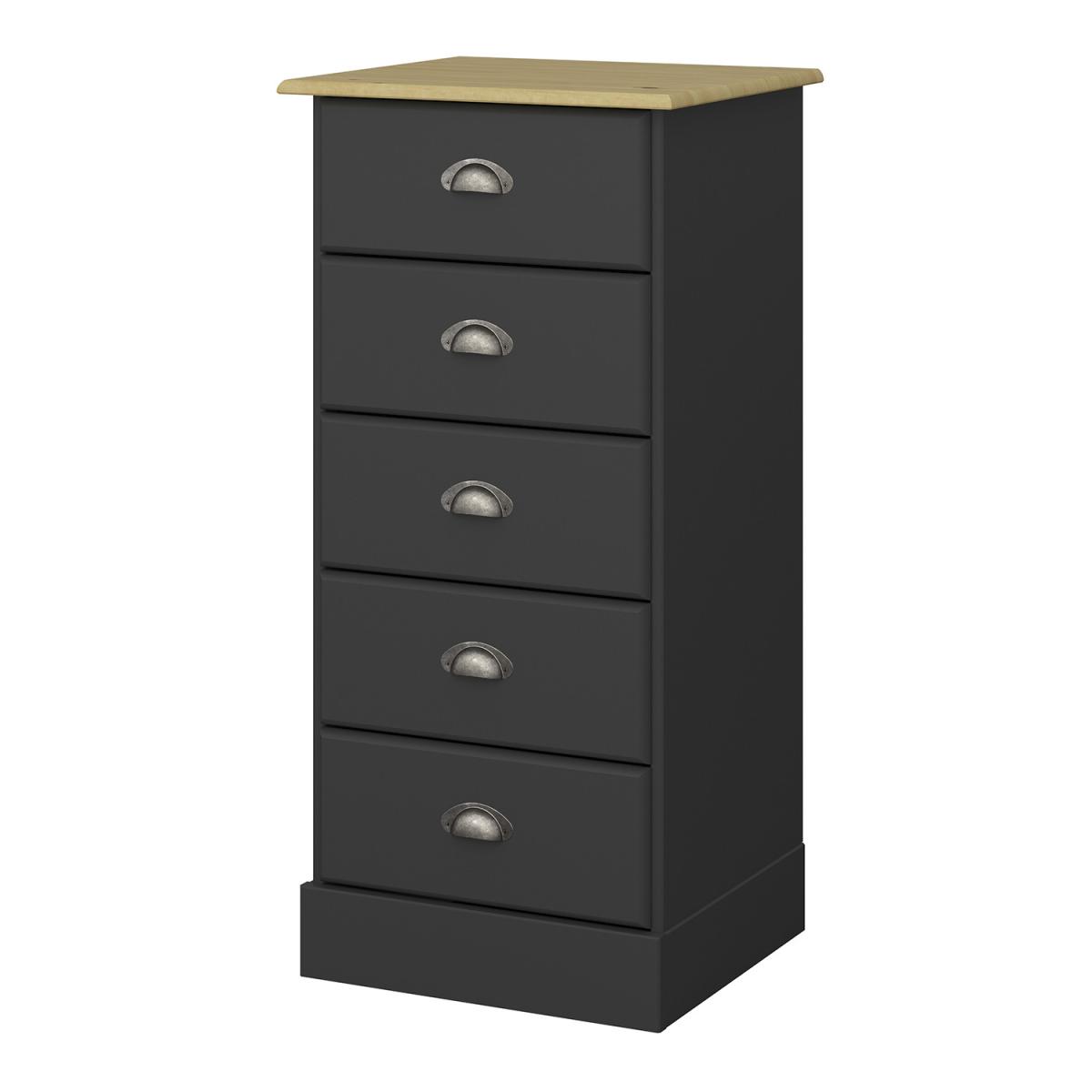Steens Nola Five Drawer Chest - Black – image 3