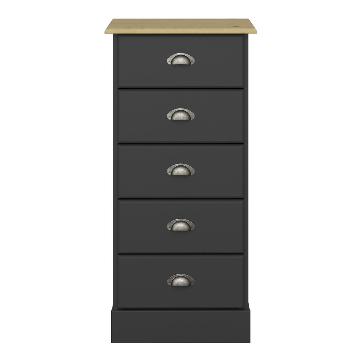 Steens Nola Five Drawer Chest - Black – image 4