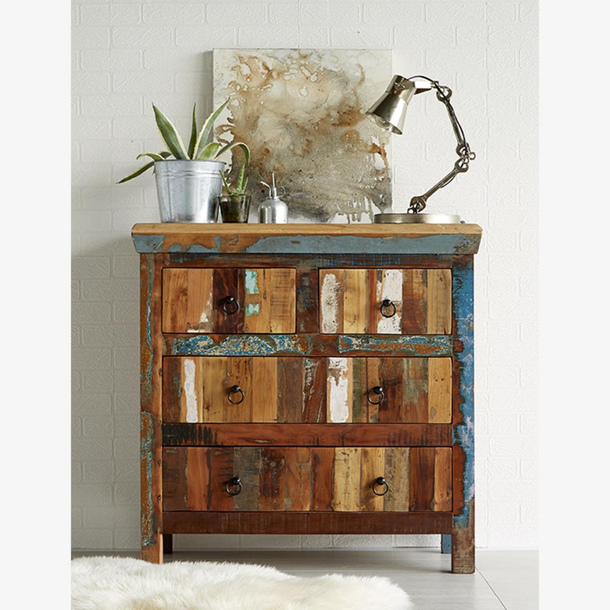 Coast 4 Drawer Chest - Brown