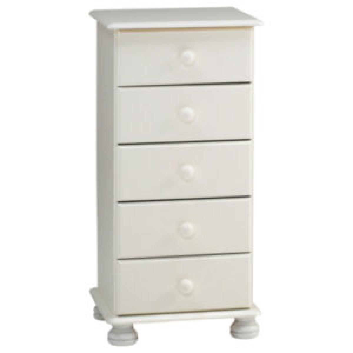 Steens Richmond Five Drawer Narrow Chest - Cream & Pine – image 3