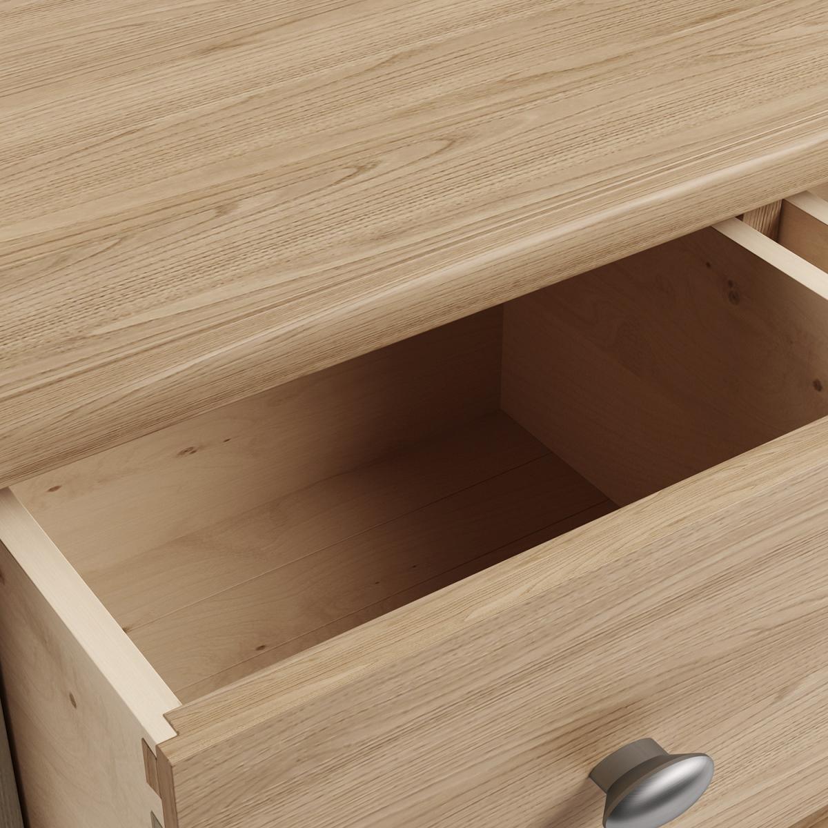 Ashford 2 Over 3 Drawer Chest - Light Oak – image 4