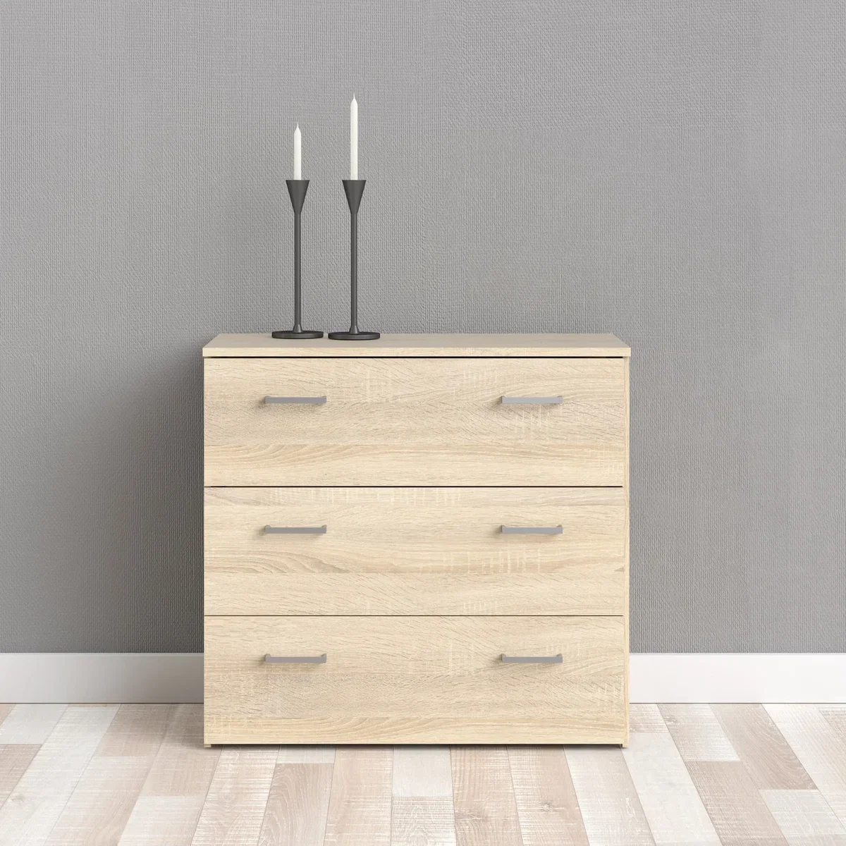 Furniture To Go Space Chest of 3 Drawers - Oak – image 10