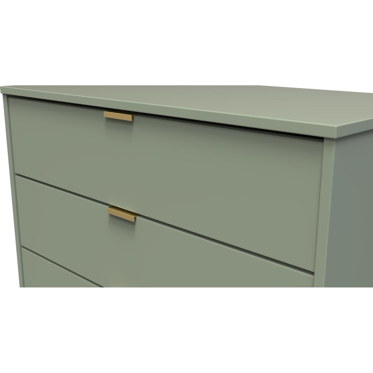 Hong Kong Ready Assembled 4 Drawer Chest - Reed Green – image 2