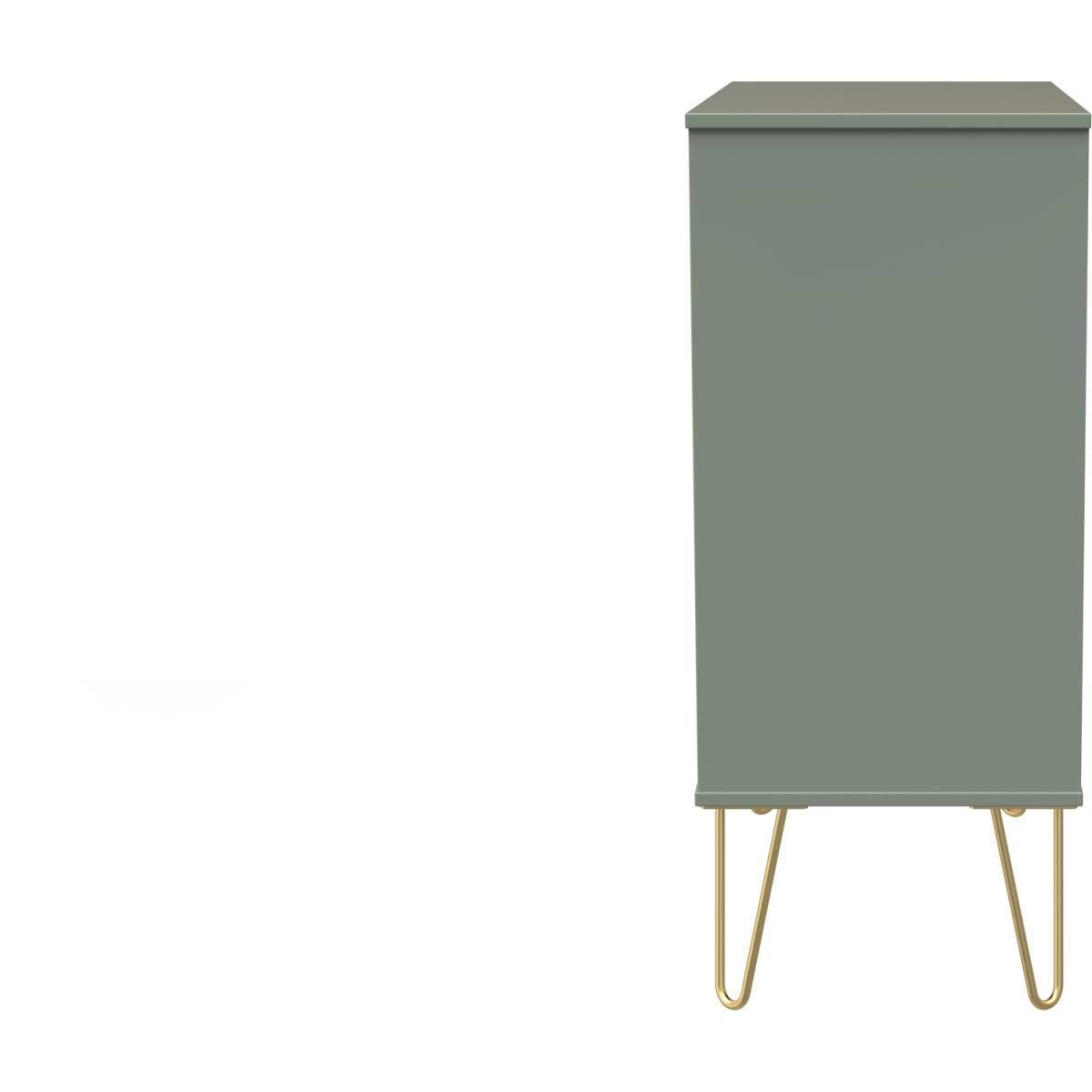 Hong Kong Ready Assembled 4 Drawer Chest - Reed Green – image 4
