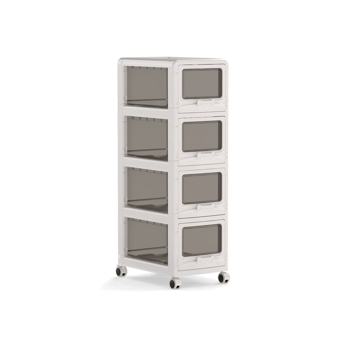 4-Tier Plastic Drawer Storage Organizer – image 1