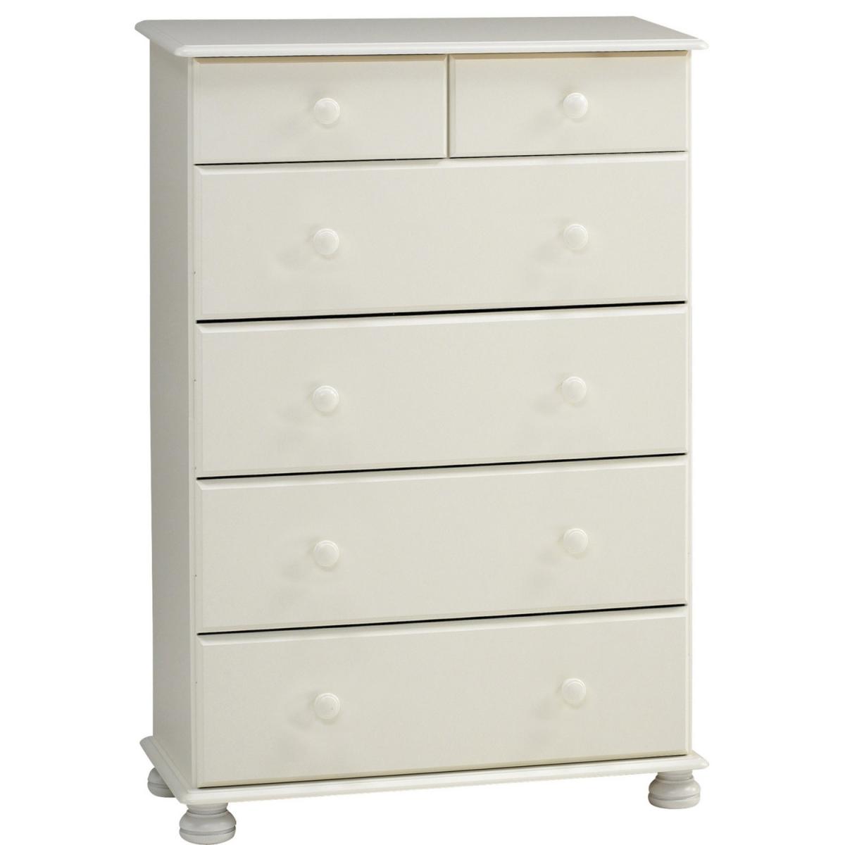 Richmond Deep Six Drawer Chest - Grey & Pine – image 4