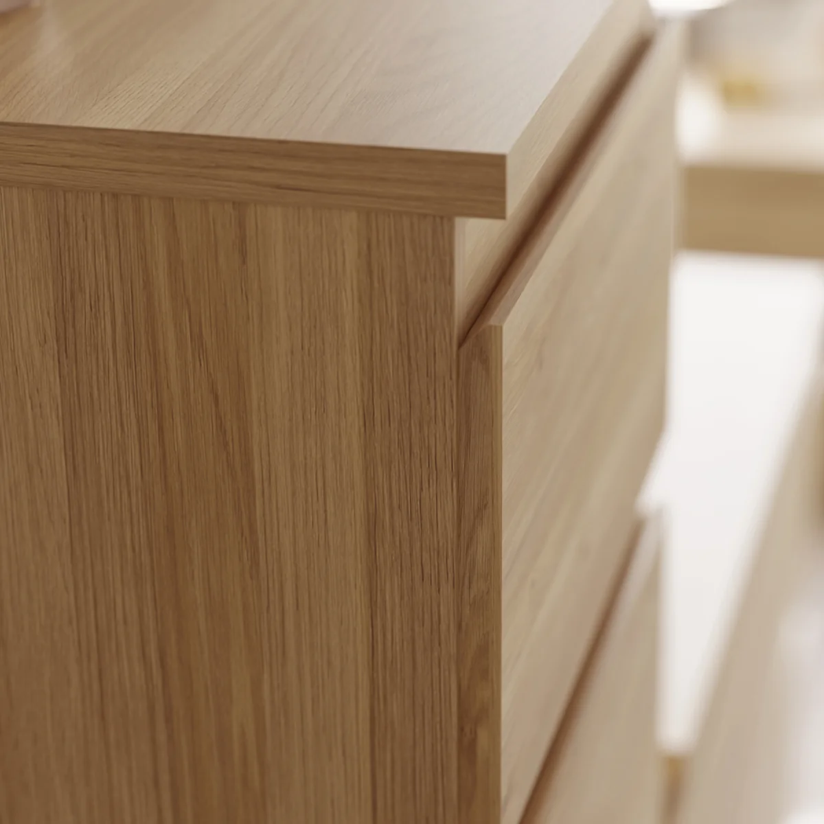 Edmore 5 Drawer Tall Narrow Chest - Mauvella Oak – image 16