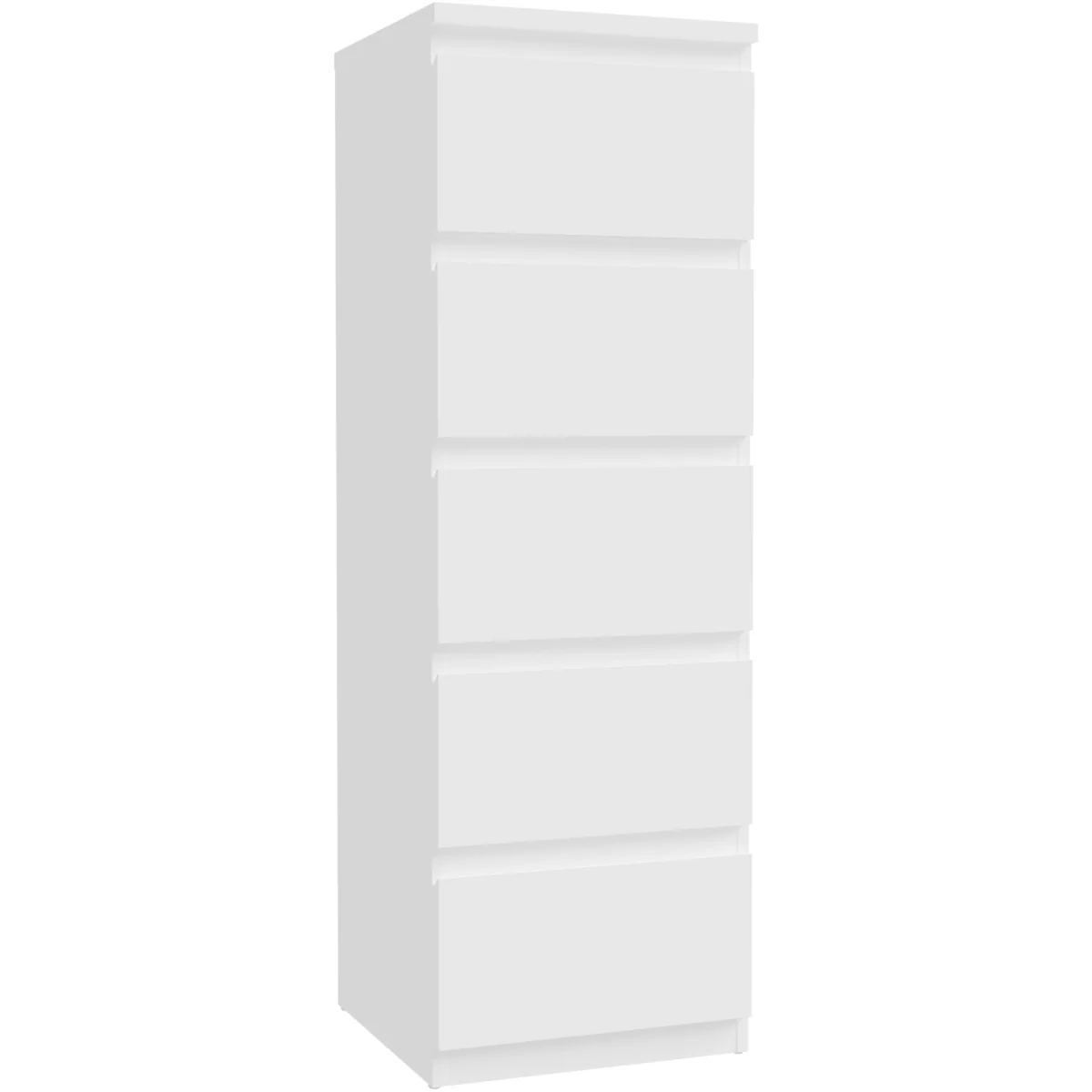 Edmore 5 Drawer Tall Narrow Chest - Mauvella Oak – image 3