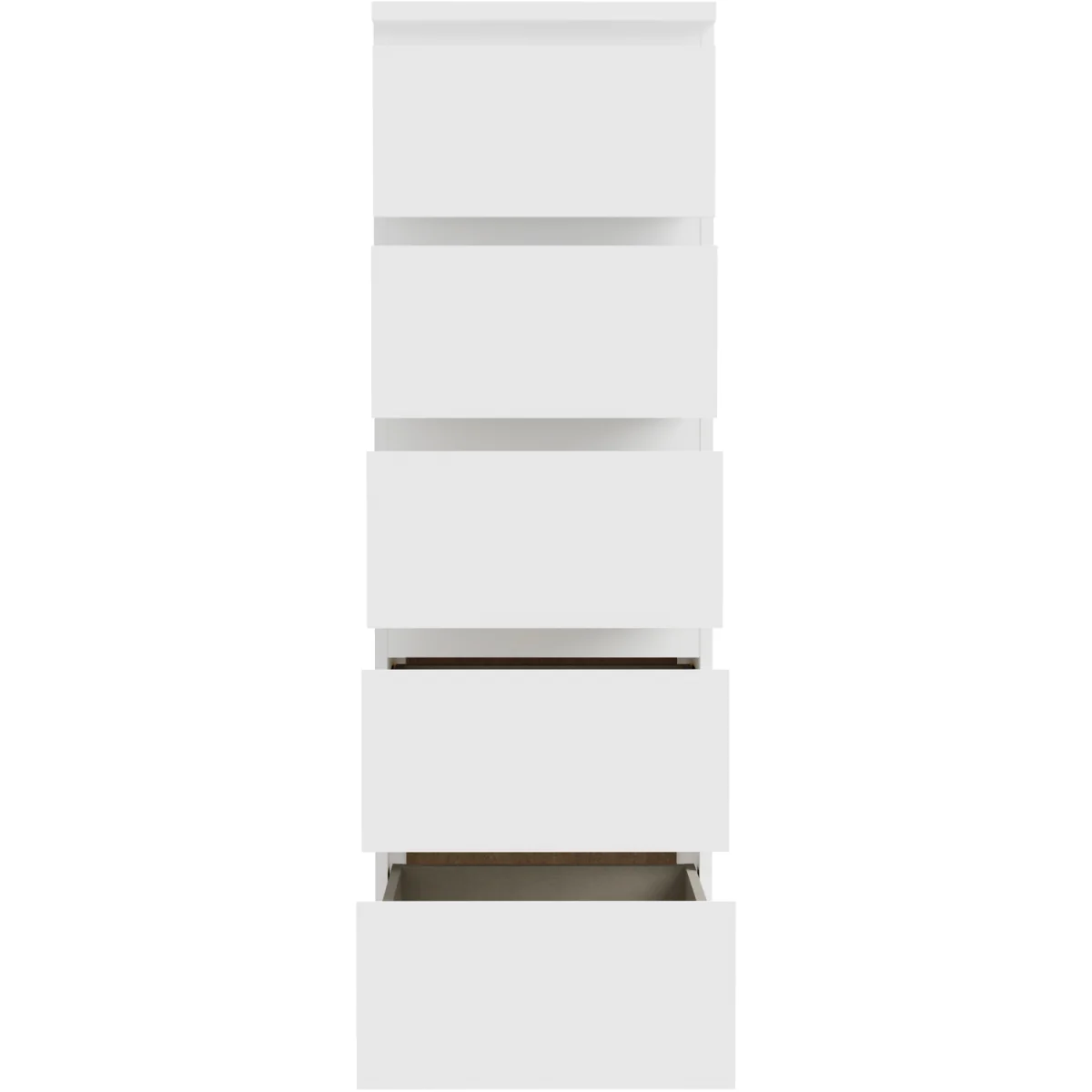Edmore 5 Drawer Tall Narrow Chest - Mauvella Oak – image 6