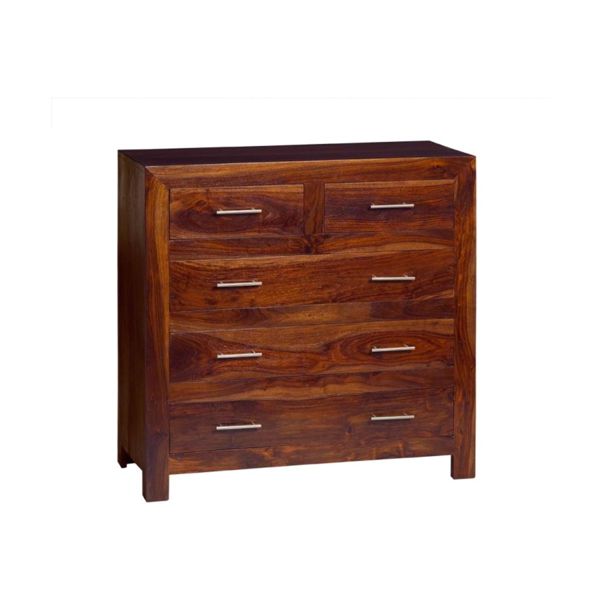 Cube Bedroom Chest of Drawers - Orange