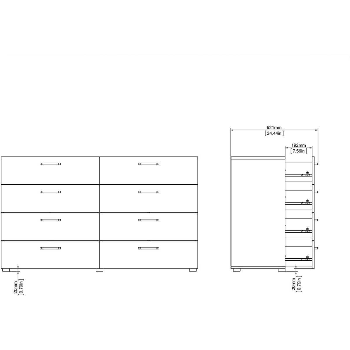 Dallas Double Dresser - Dark Oak – image 7