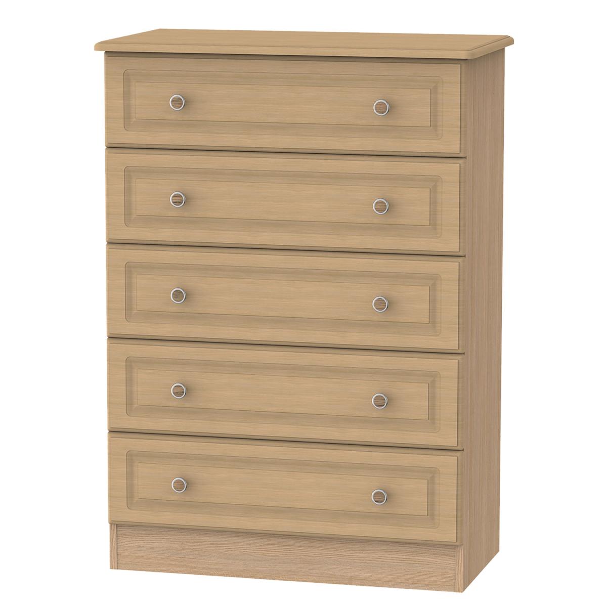 Pembury Five Drawer Chest - Oak – image 4