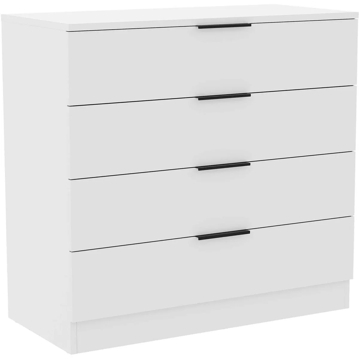 4 Drawer Chest of Drawers Compact Space-Saving Bedroom Storage - Pine – image 14