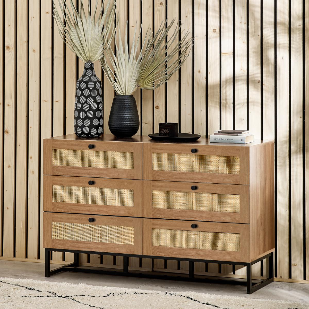 Padstow 6 Drawer Chest - Oak – image 2