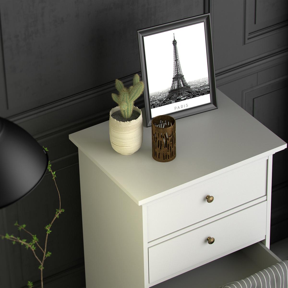 Paris 5-Drawer Chest - White – image 5